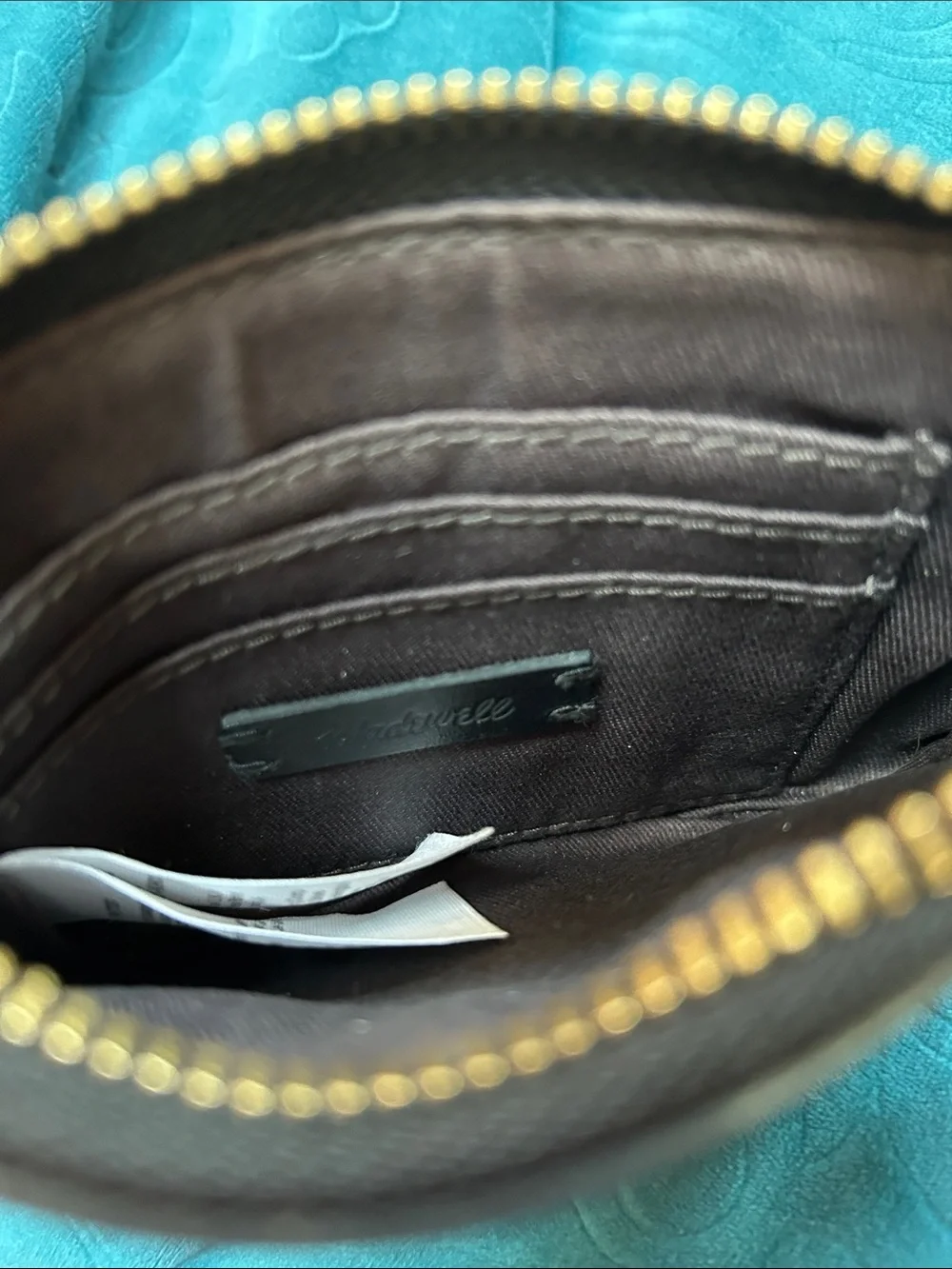 Madewell Leather Wallet Zipped Coin Purse